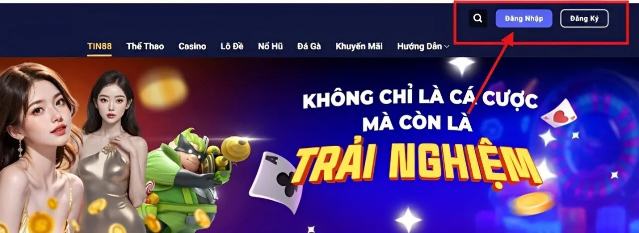 Đăng nhập Tin88 để kết nối với sân chơi đẳng cấp