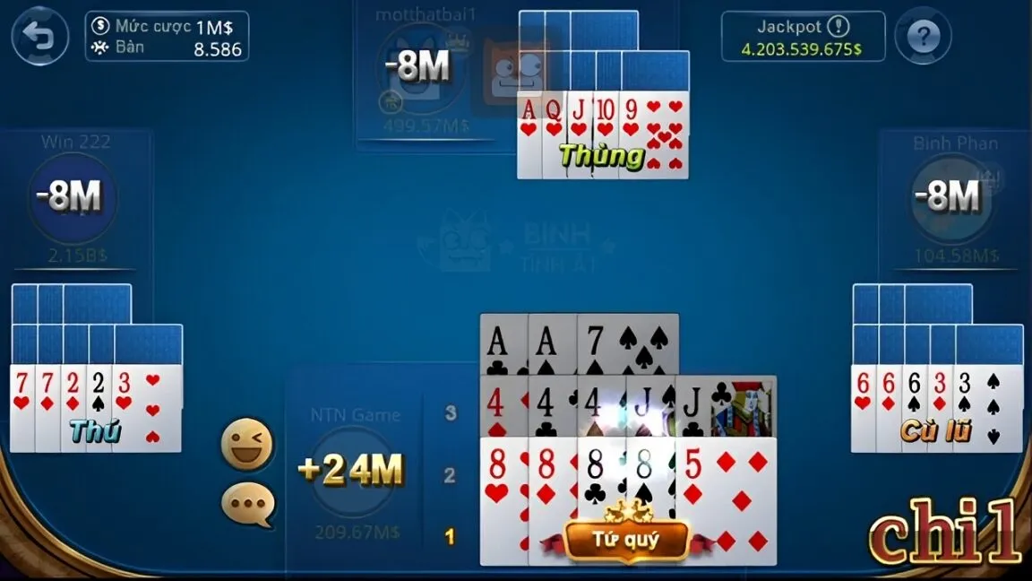 Cách xếp 13 lá trong trò chơi Mậu Binh Tin88