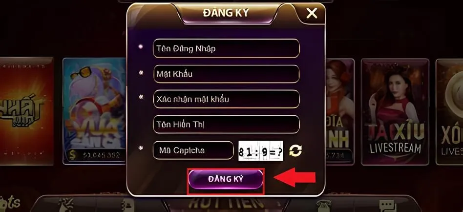 Cách đăng ký tài khoản cho người chơi Nổ Hũ đơn giản