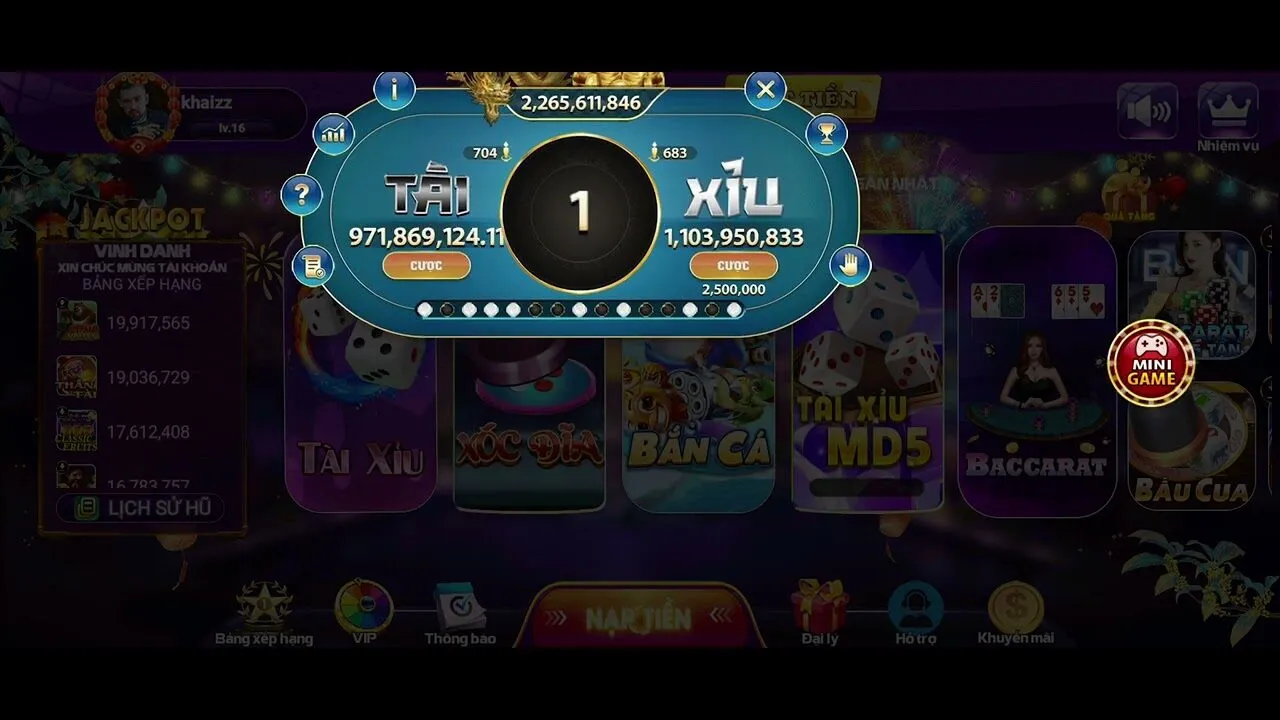 Game Tài xỉu tại sảnh Evolution Gaming Tin88 đầy hồi hộp